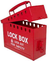 Brady Portable Group Lock Box, Metal